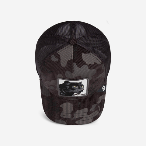 The Black Panther Trucker - Black Camo