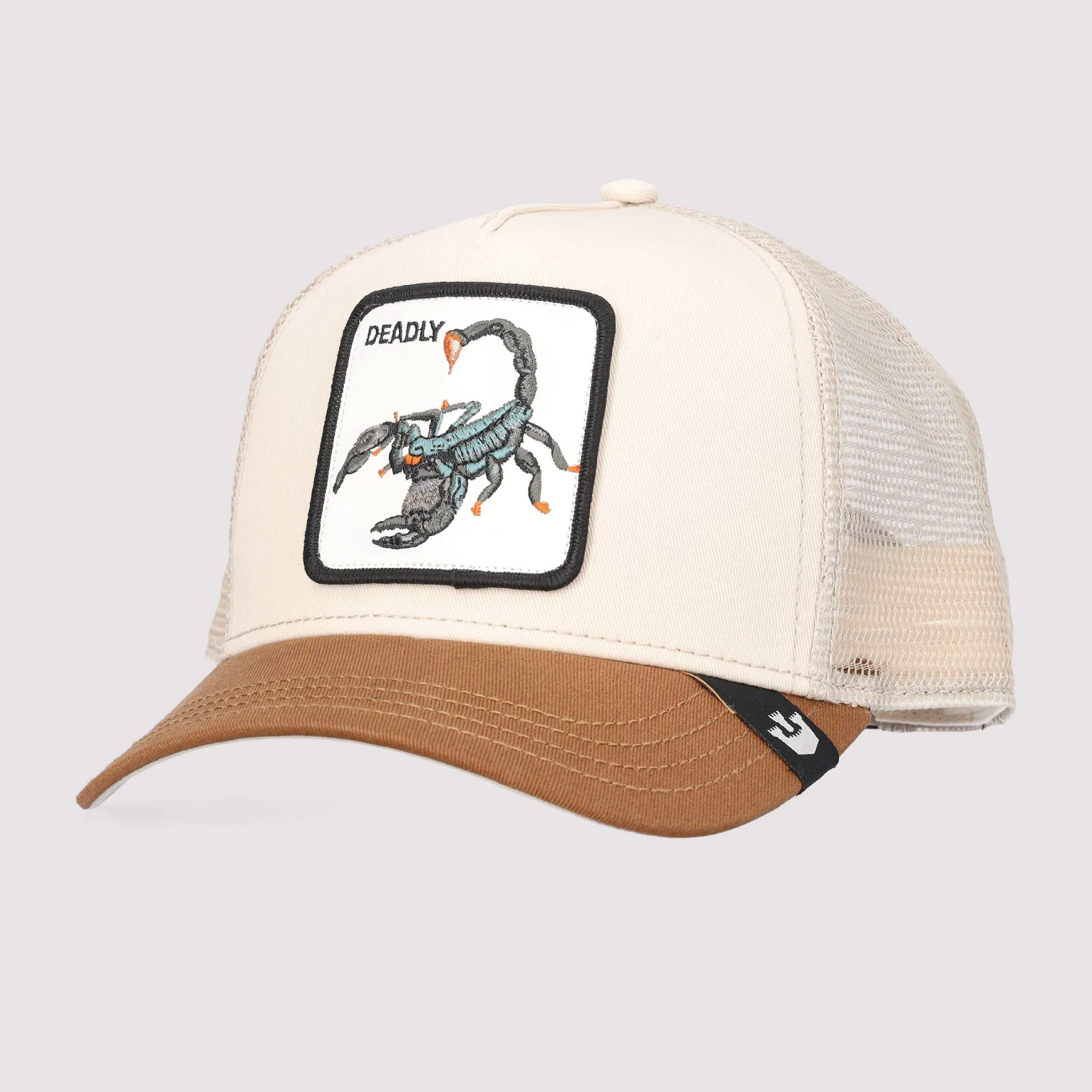 The Deadliest Scorpion Trucker - Taupe & Tan