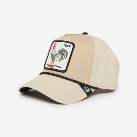 The Rooster 100 Canvas Peak - Cream