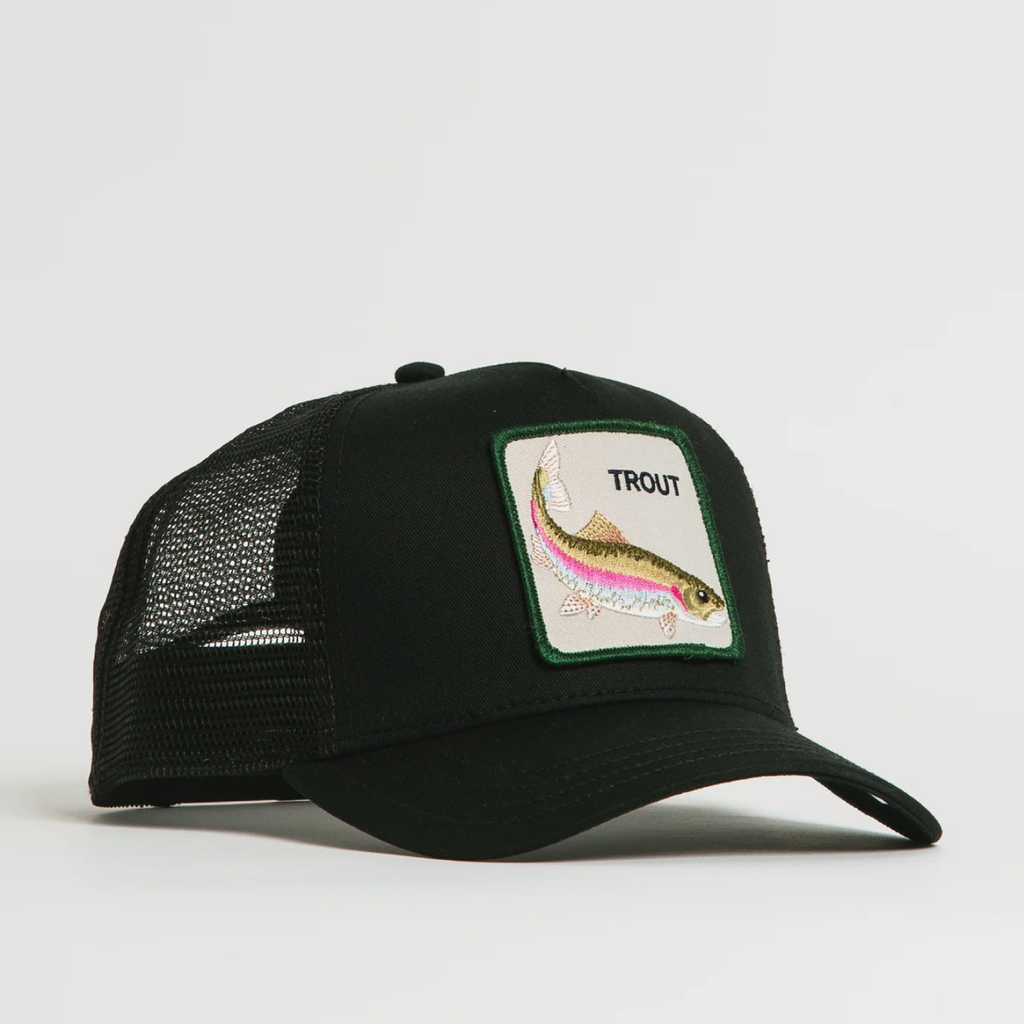 The Trout Fish Trucker - Black