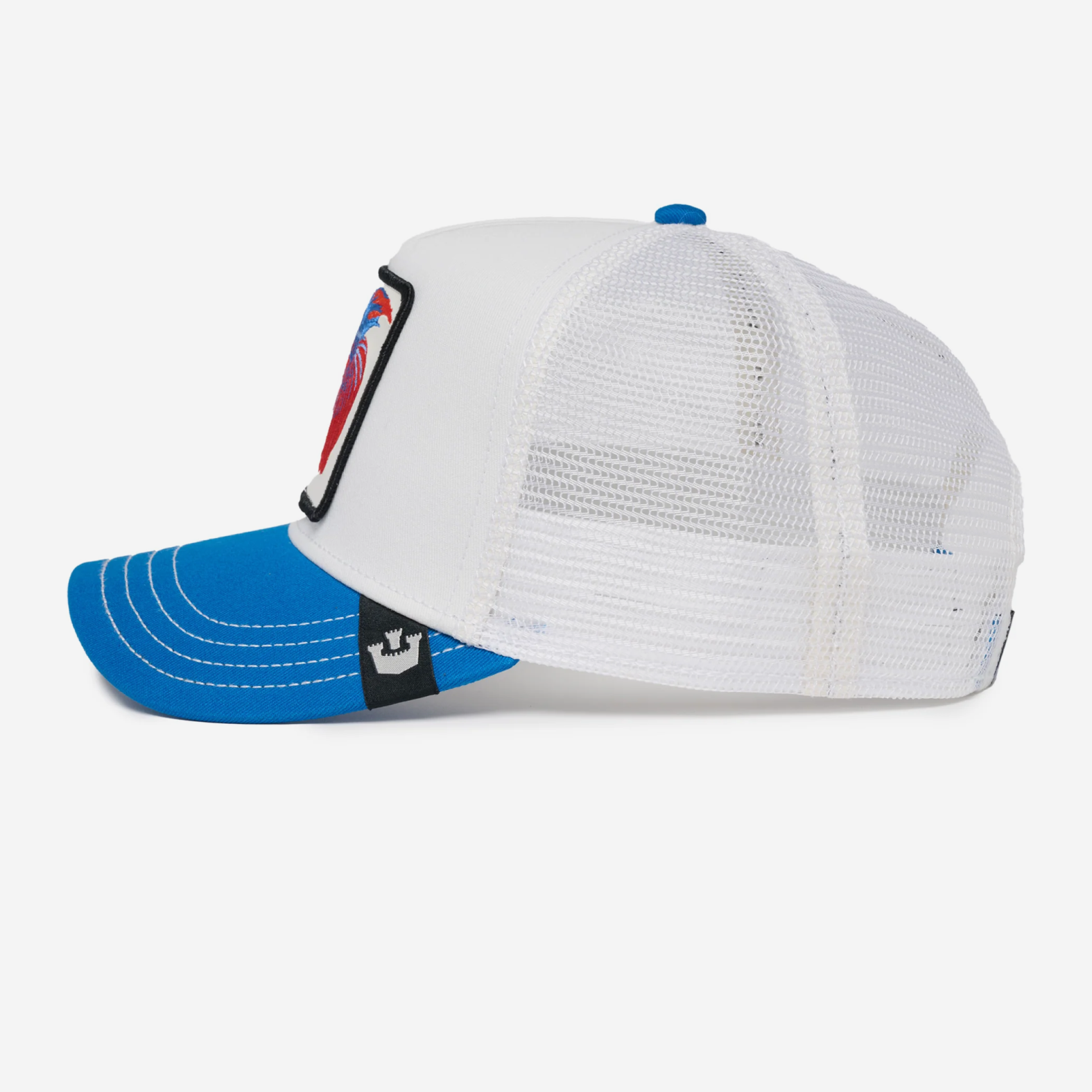 The V2 Fighter Trucker - White & Blue