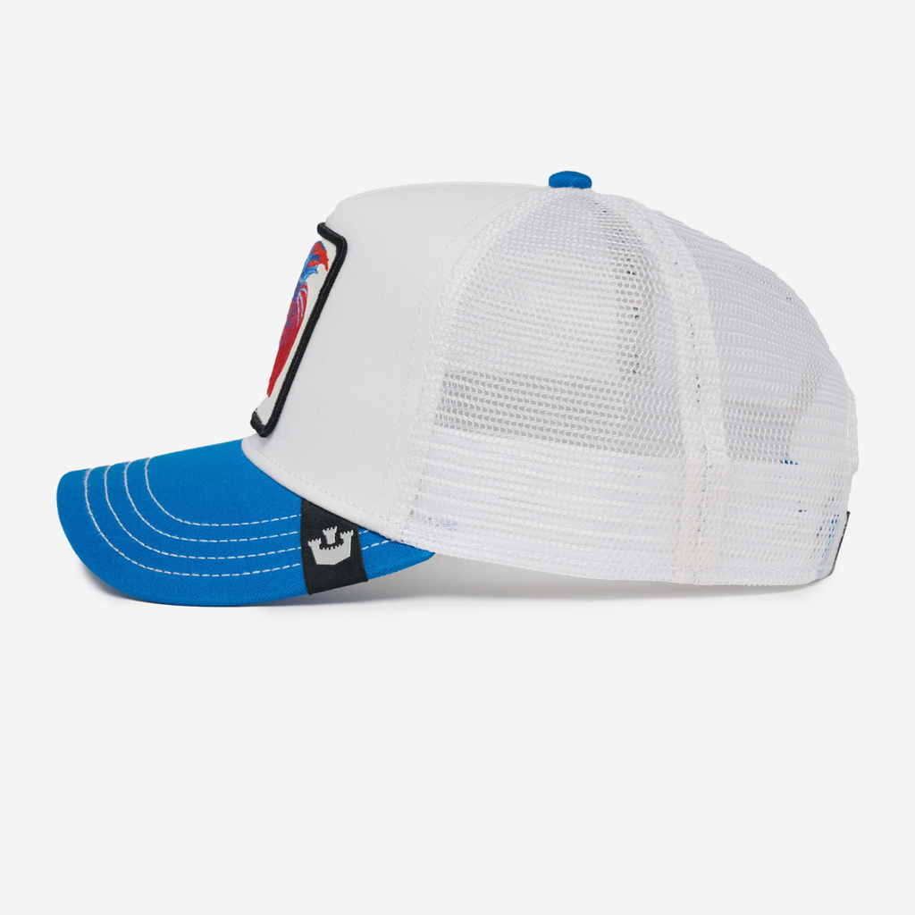 The V2 Fighter Trucker - White & Blue