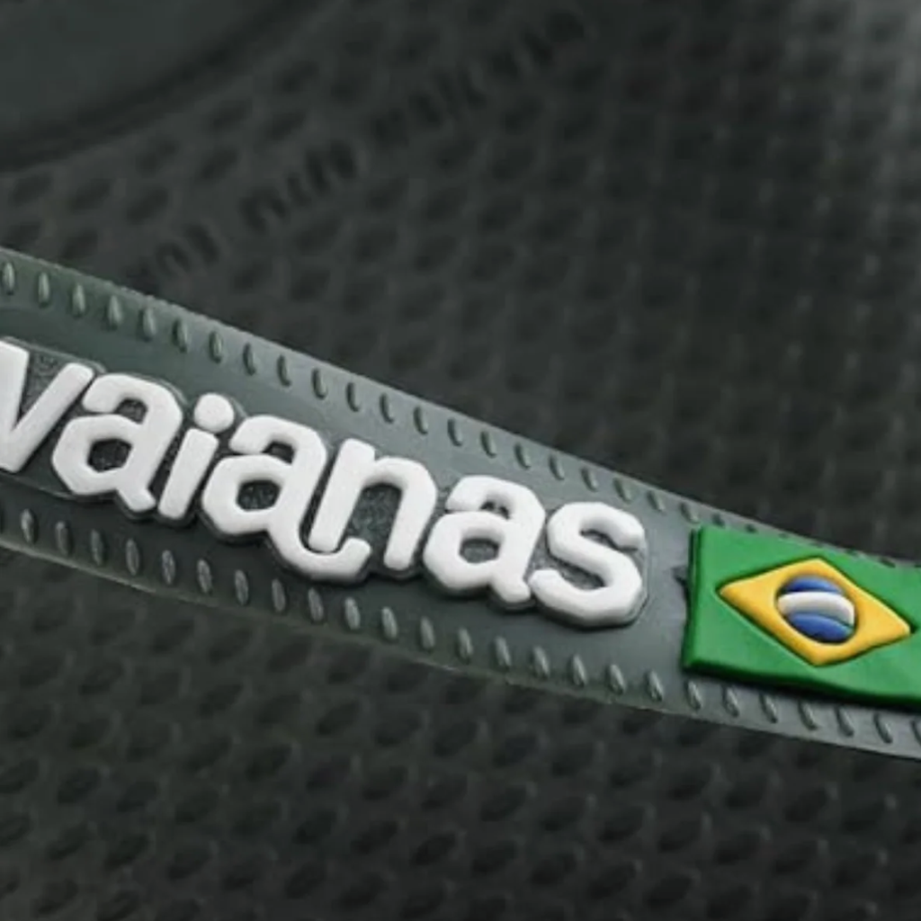 Havaianas Brazil Logo - Olive Green