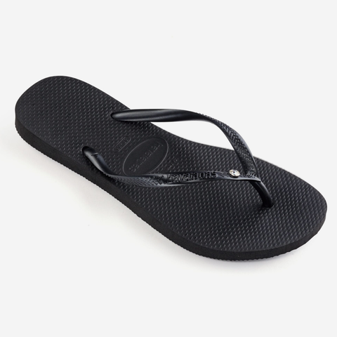 Havaianas Slim Crystal Swarovski - Black