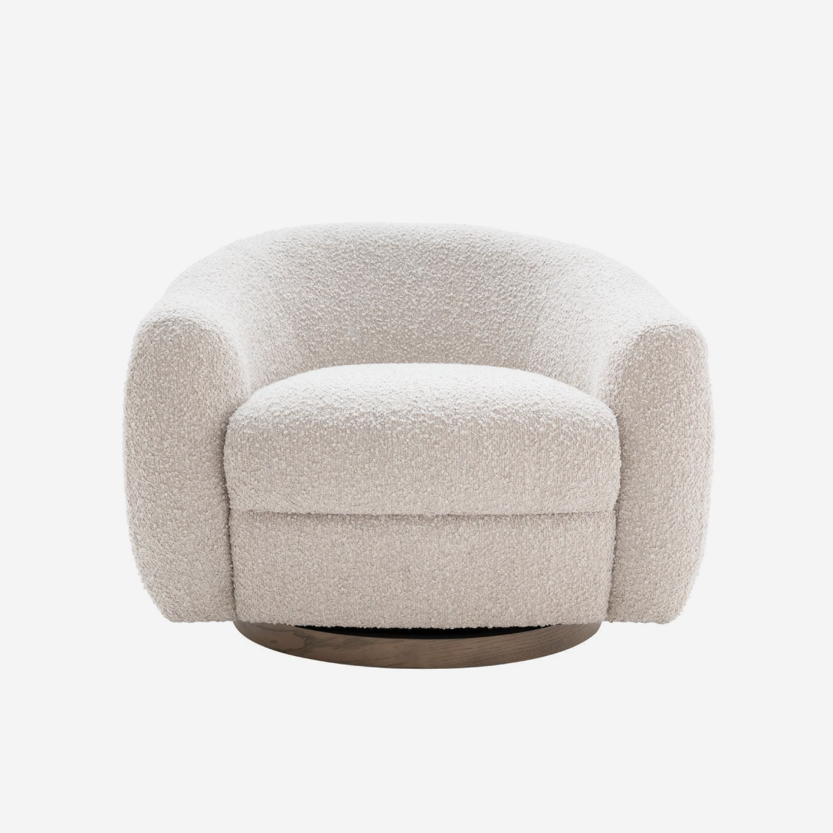 Grandeur Swivel Chair - Angora