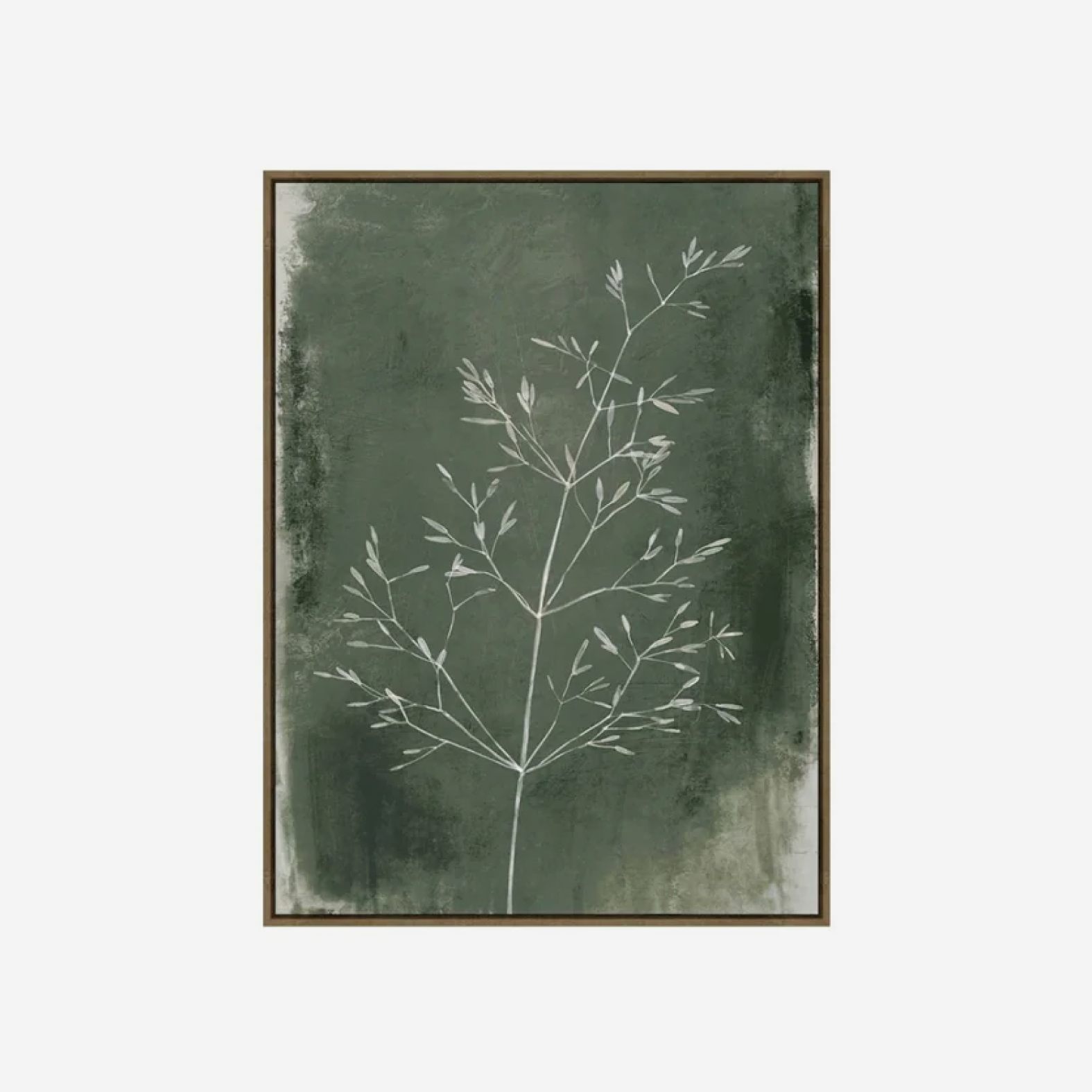 Hertex Wall Art - Twin Foliage Set In Evergreen