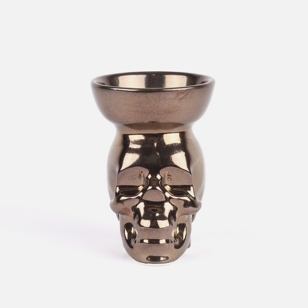 Human Skull Bowl Small  - Bronze