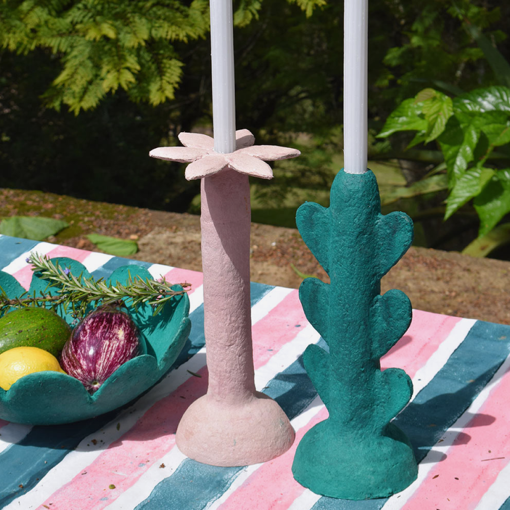 Imbali Candle Holder - Pink