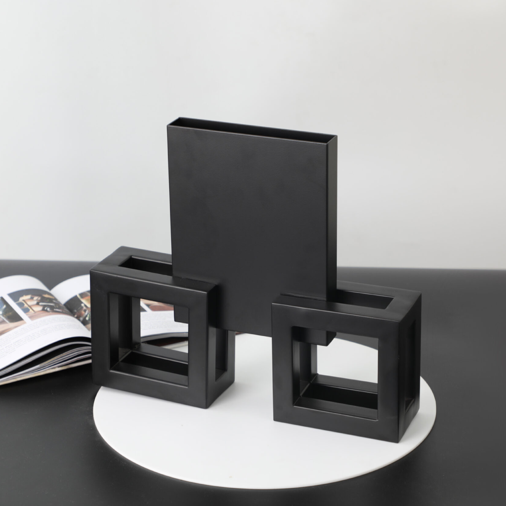 Iron Square Vase