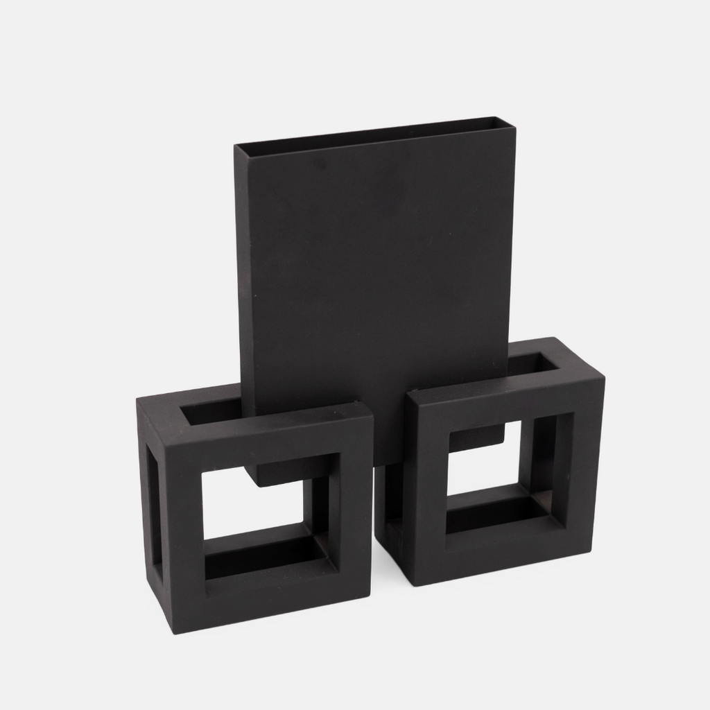 Iron Square Vase