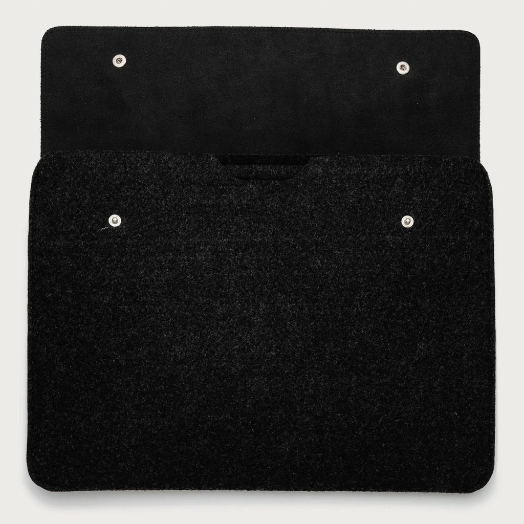 Laptop Pouch - Felt + Leather
