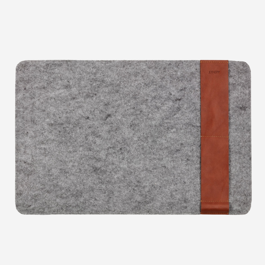 Large Desk Pad - Felt + Leather