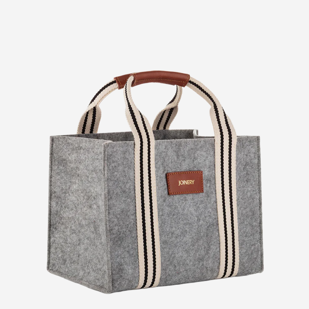Mini Box Tote - Felt + Leather