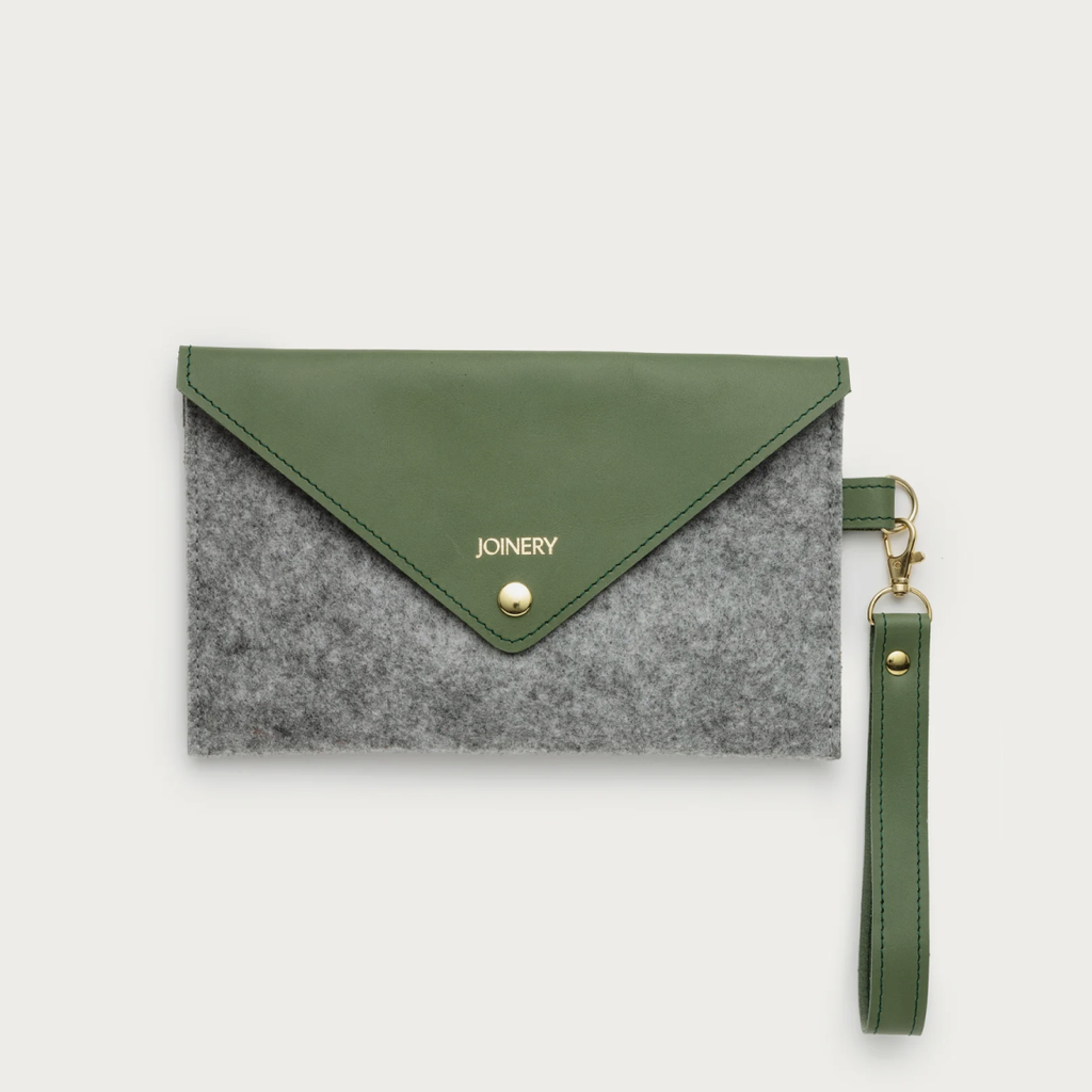 Wallet Pouch - Leather + Felt