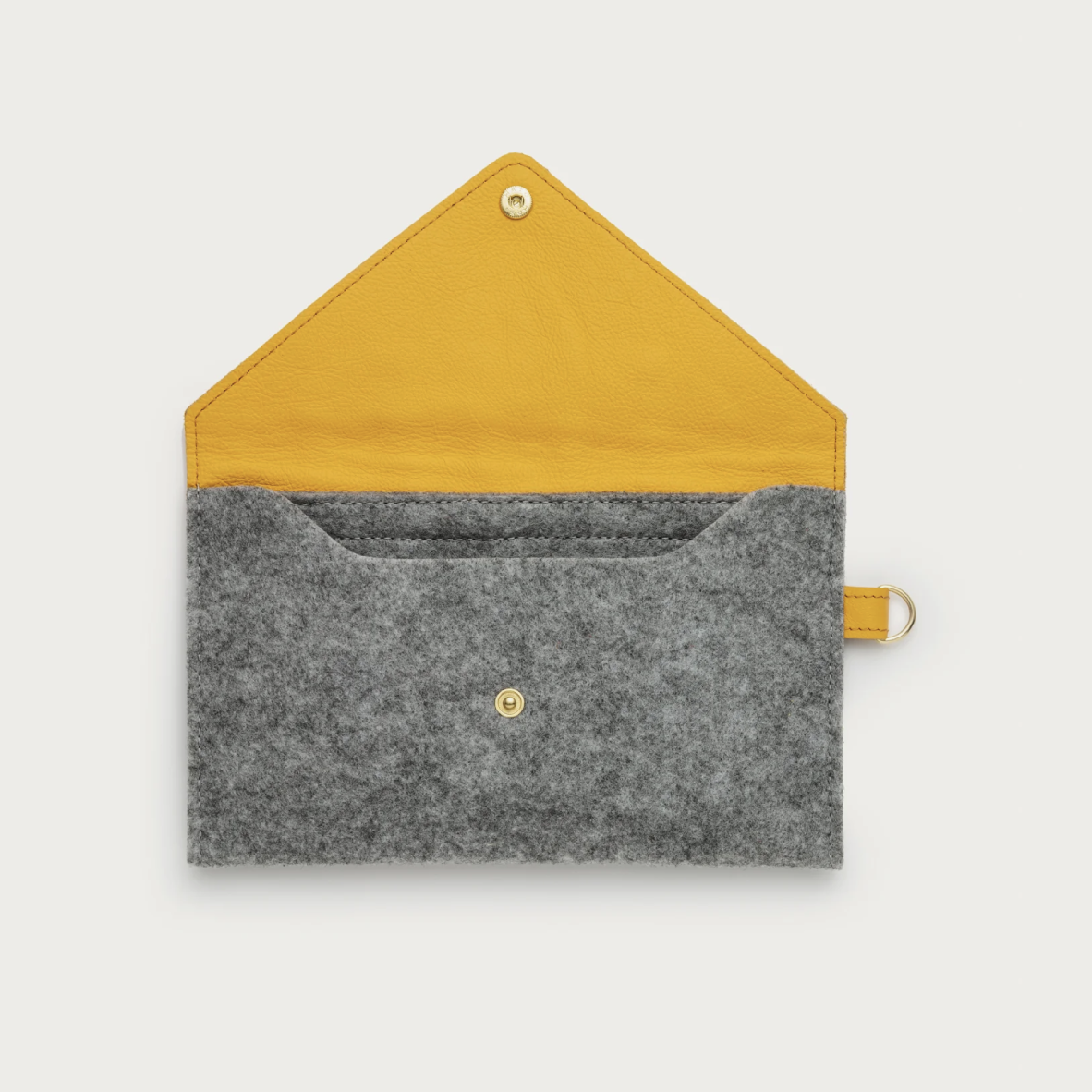 Wallet Pouch - Leather + Felt