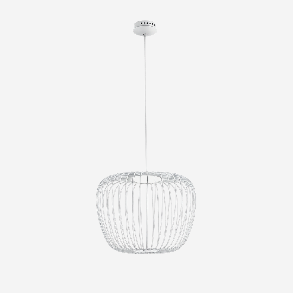 Small Apple Pendant Light - White