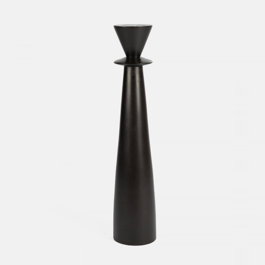 Kalahari Floor Candle Holder - Black