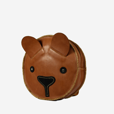 The Leather Backpack - Bear