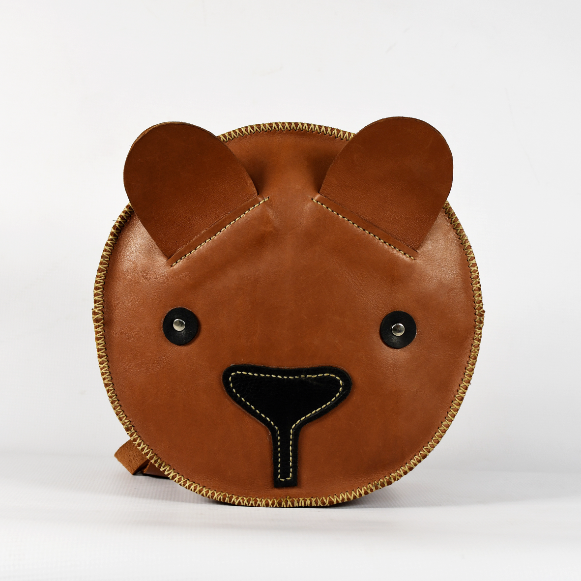 The Leather Backpack - Bear
