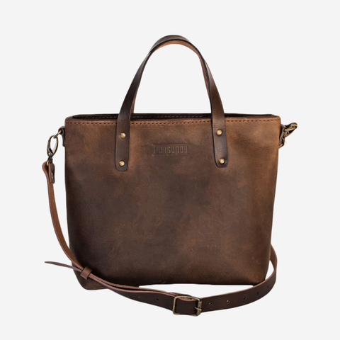 Cross Body Shopper - Brown