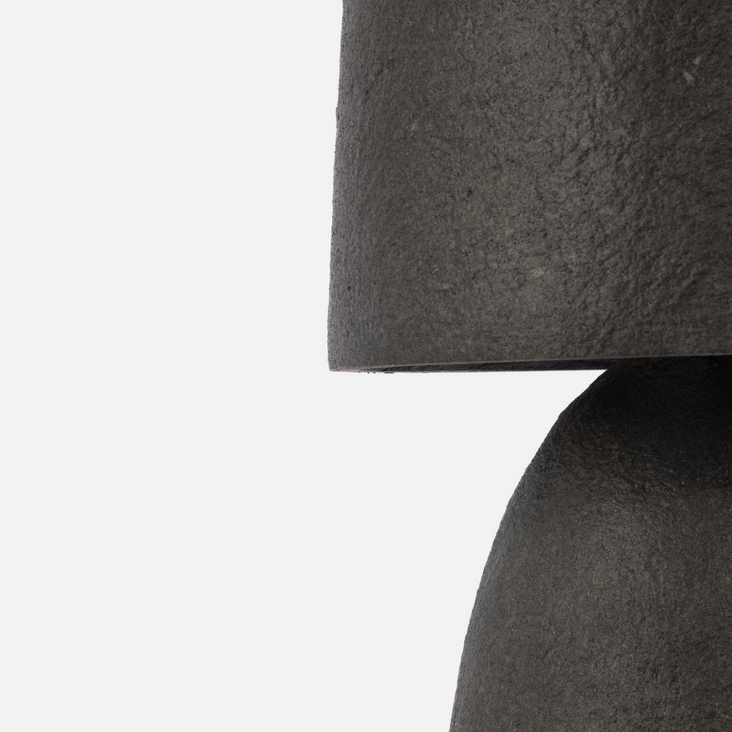 Lubombo Table Lamp - Charcoal