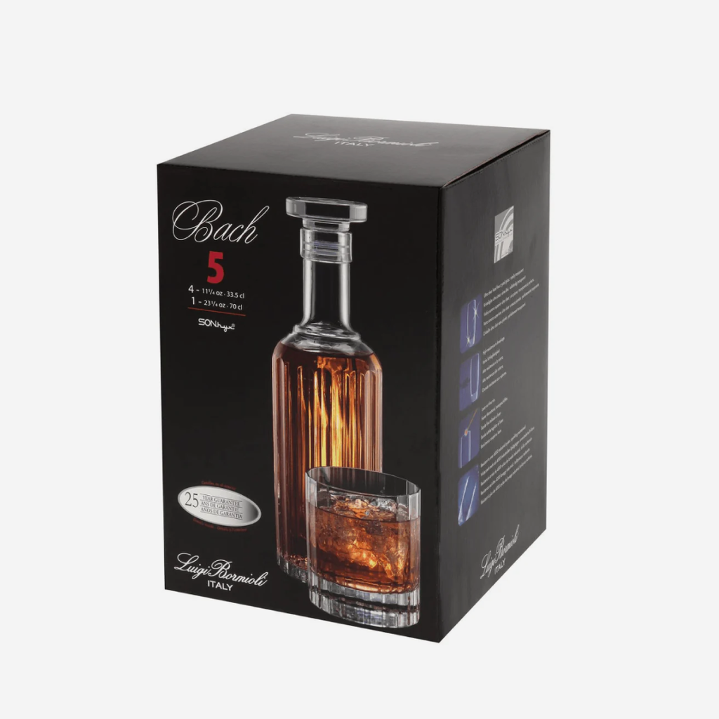 Luigi Bormioli Bach Whiskey Set - 5 piece