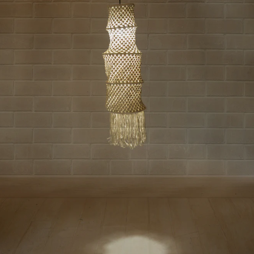 Macrame Lampshade - Natural