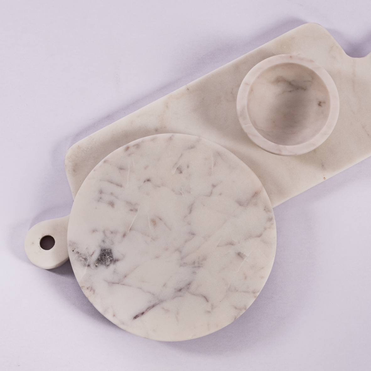 Marble Cutting Board With Handles