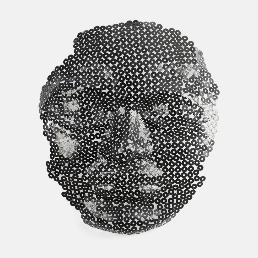 Mask Sculpture Anonymity - Large | Black