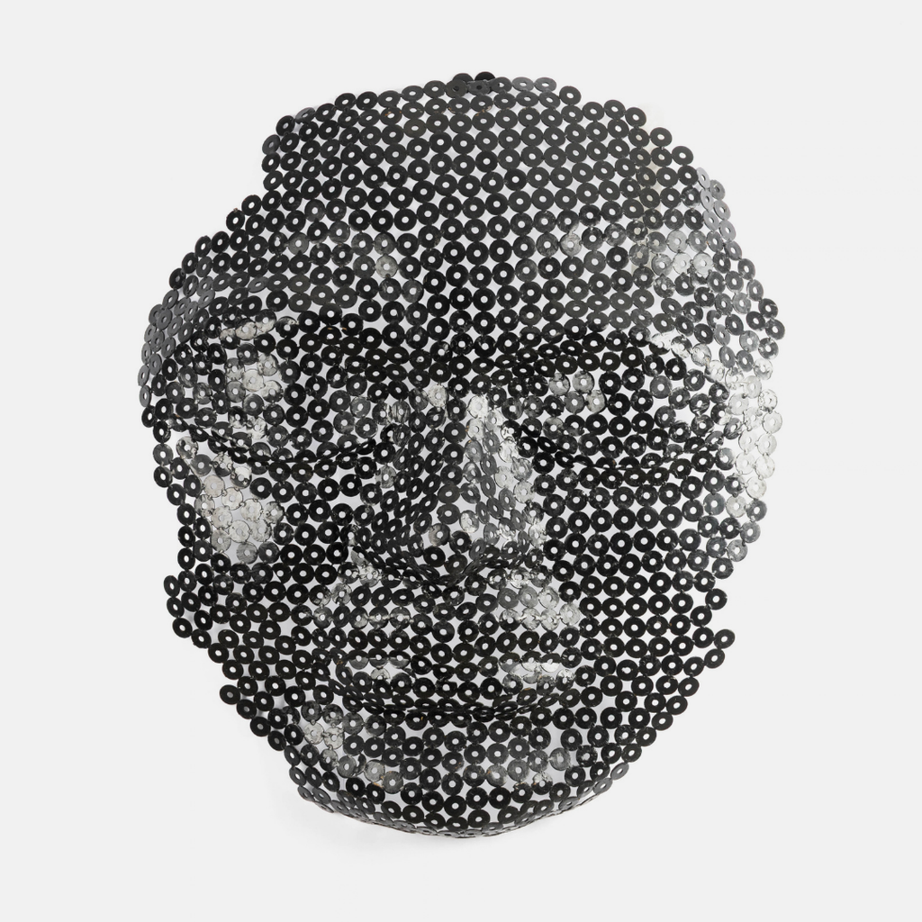Mask Sculpture Anonymity - Large | Black
