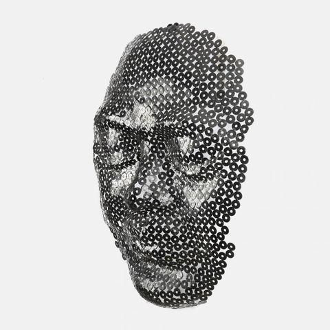 Mask Sculpture Anonymity - Large | Black