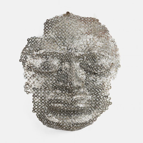Mask Sculpture Anonymity - Large | Steel