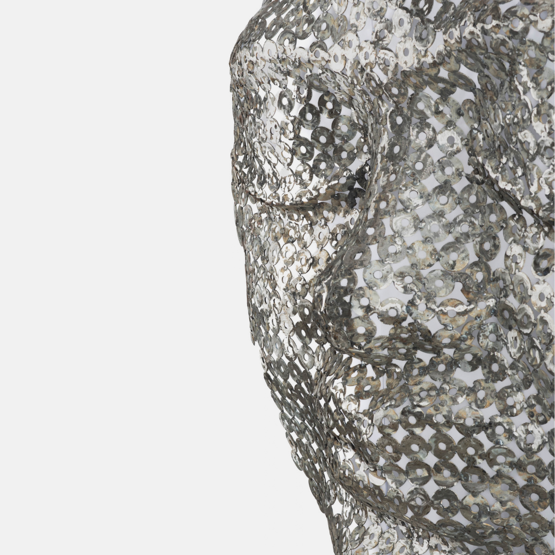 Mask Sculpture Anonymity - Large | Steel