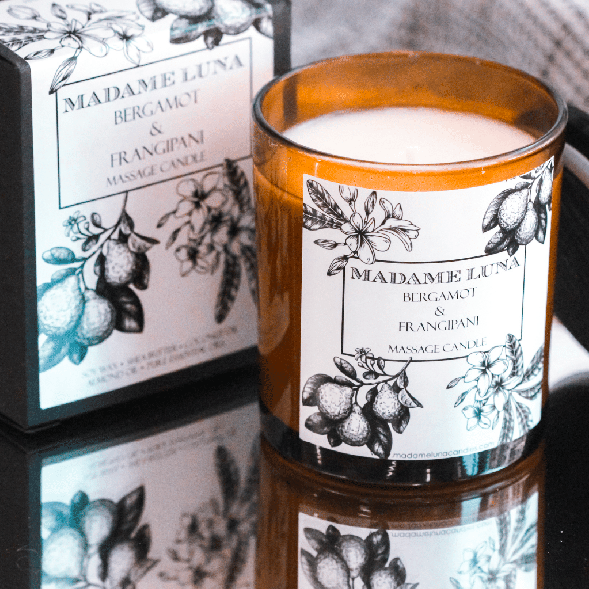 Massage Candle - Bergamot & Frangipani