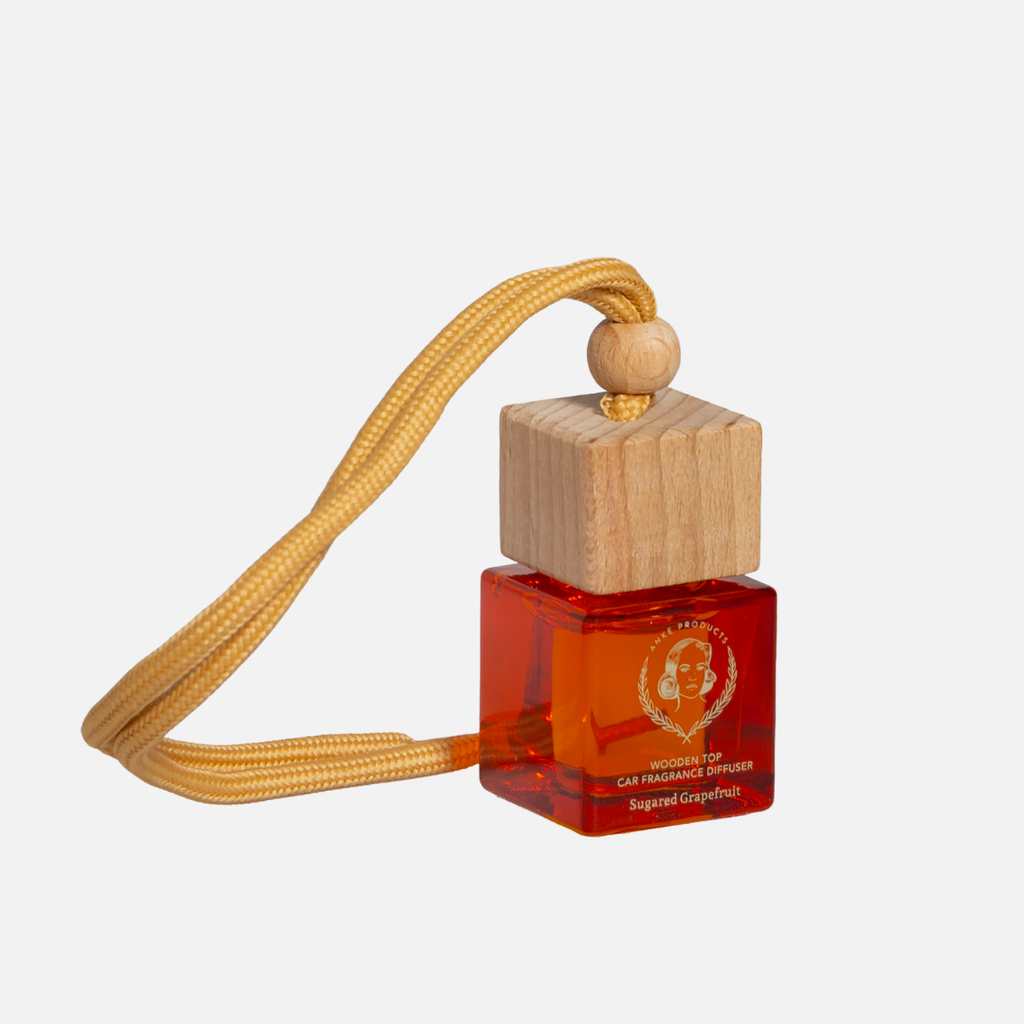 Mini Car Fragrance Wood Diffuser - Sugared Grapefruit