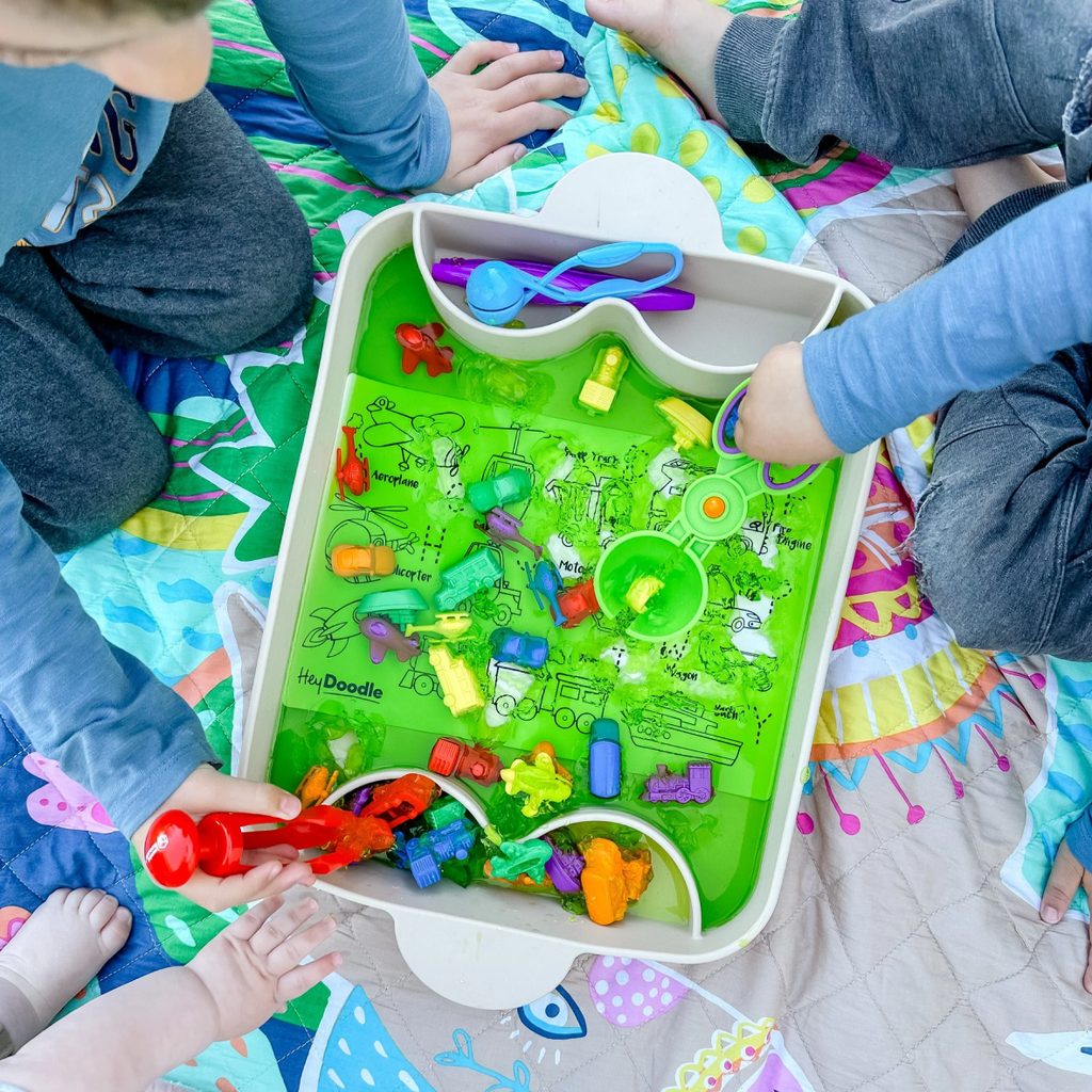 Mini Colouring & Doodle Mat - Toot Toot Honk