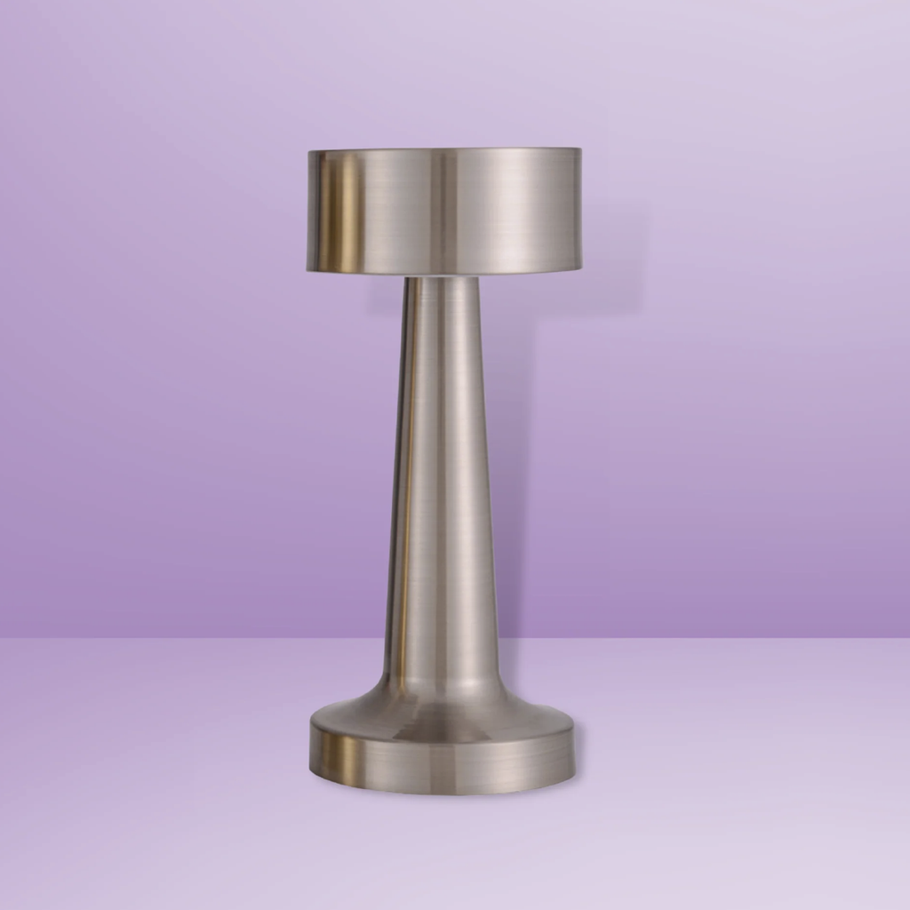 Morel Portable & Rechargeable Lamp - Silver