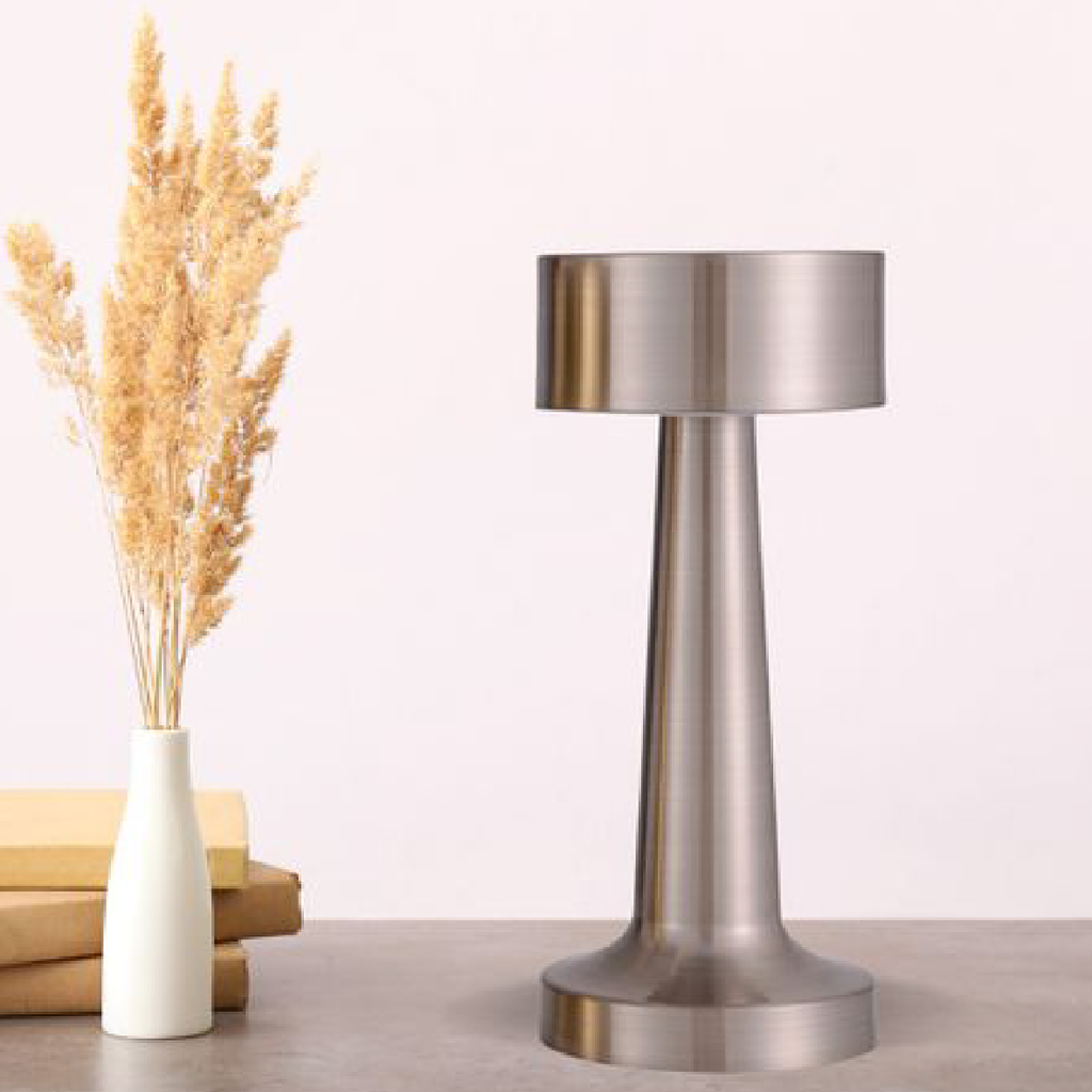 Morel Portable & Rechargeable Lamp - Silver