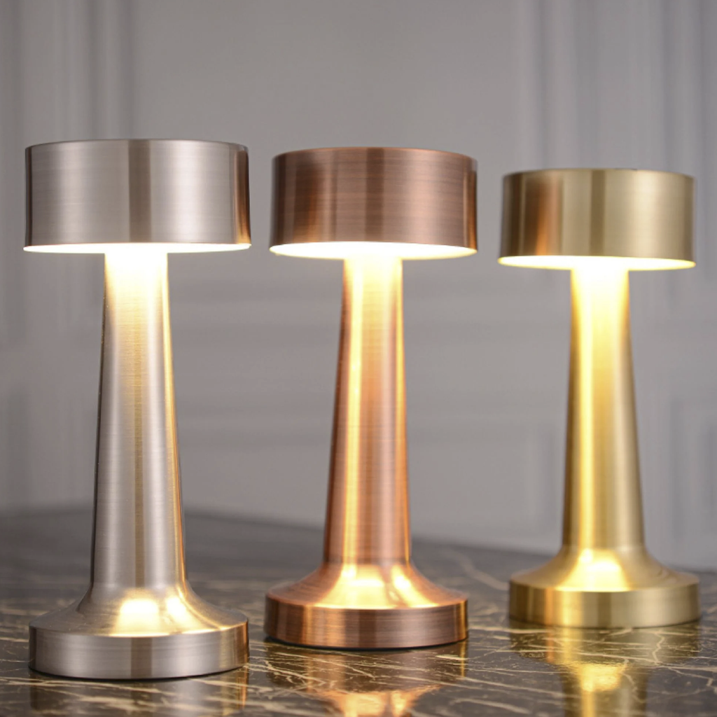 Morel Portable & Rechargeable Lamp - Silver