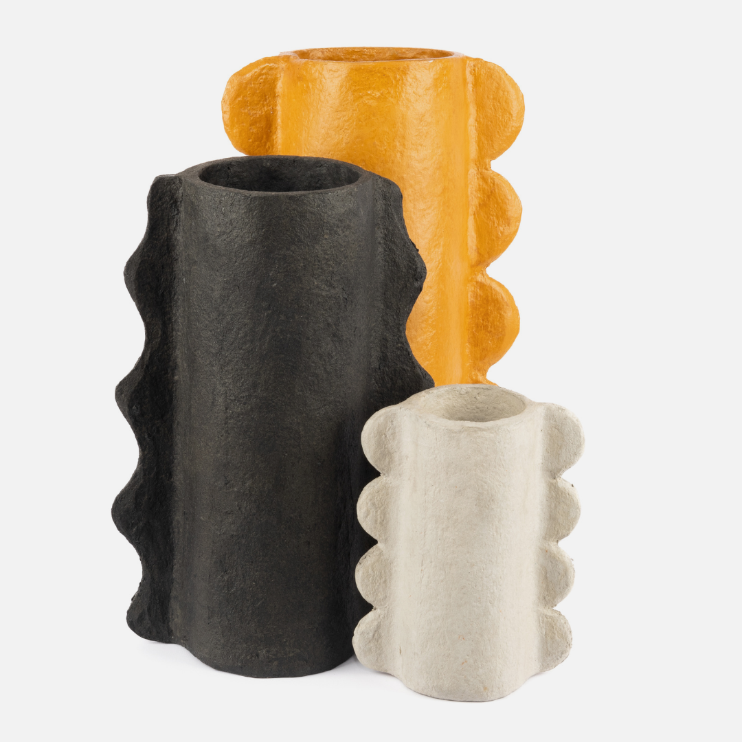 Mude Vase Large - Mustard