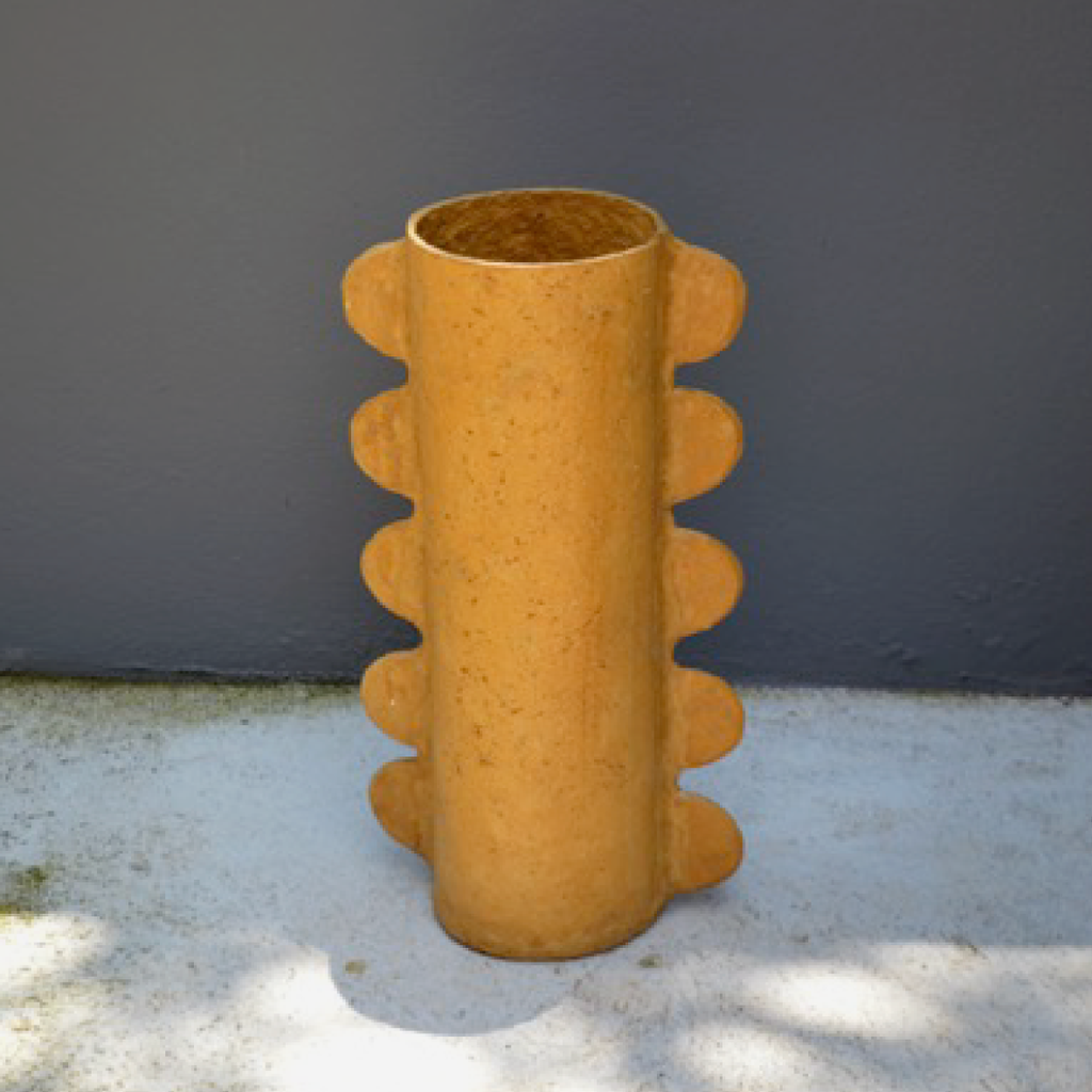 Mude Vase Large - Mustard