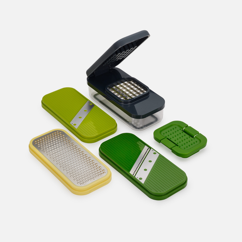 Multi-Prep™ Compact Multicolour 4-Piece Grater & Slicer