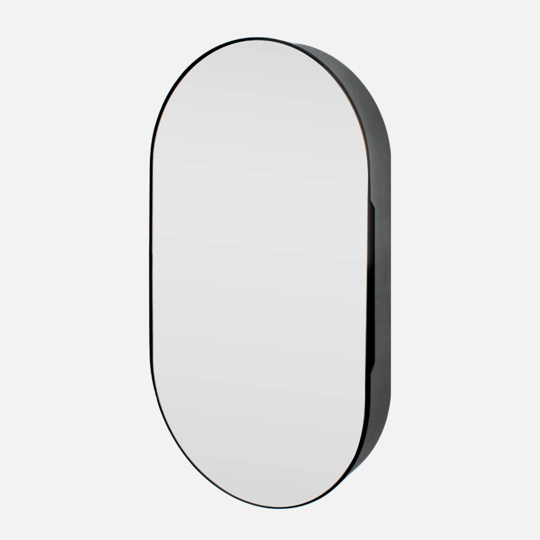 Deep Frame Pill Mirror Cabinet