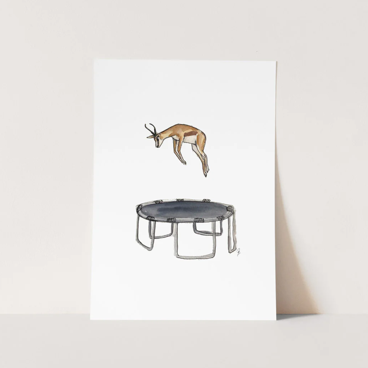 Art Poster A3 - Springbok Spring