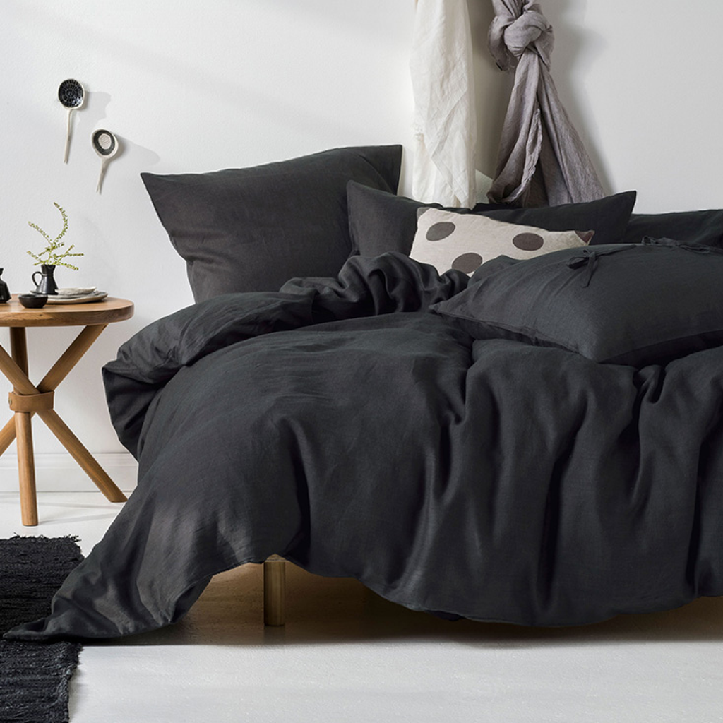 Nimes Duvet Cover Set - Charcoal