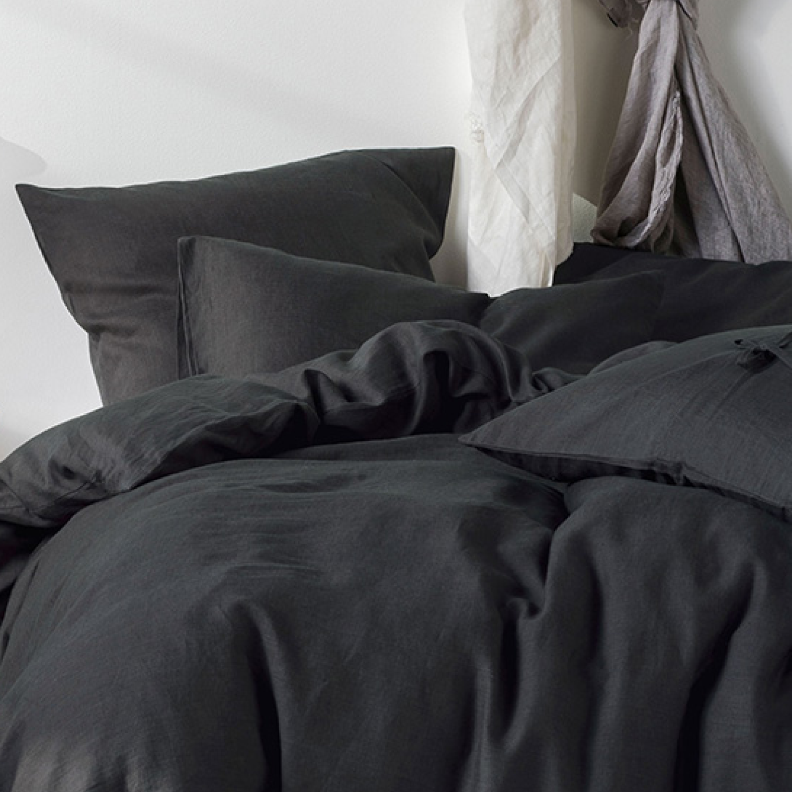 Nimes Duvet Cover Set - Charcoal