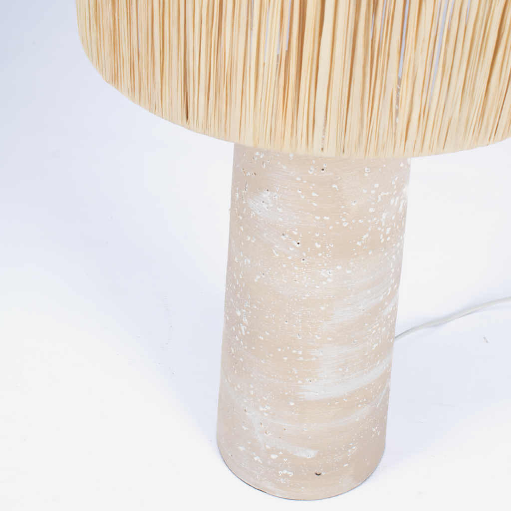 Boho Travertine Lamp