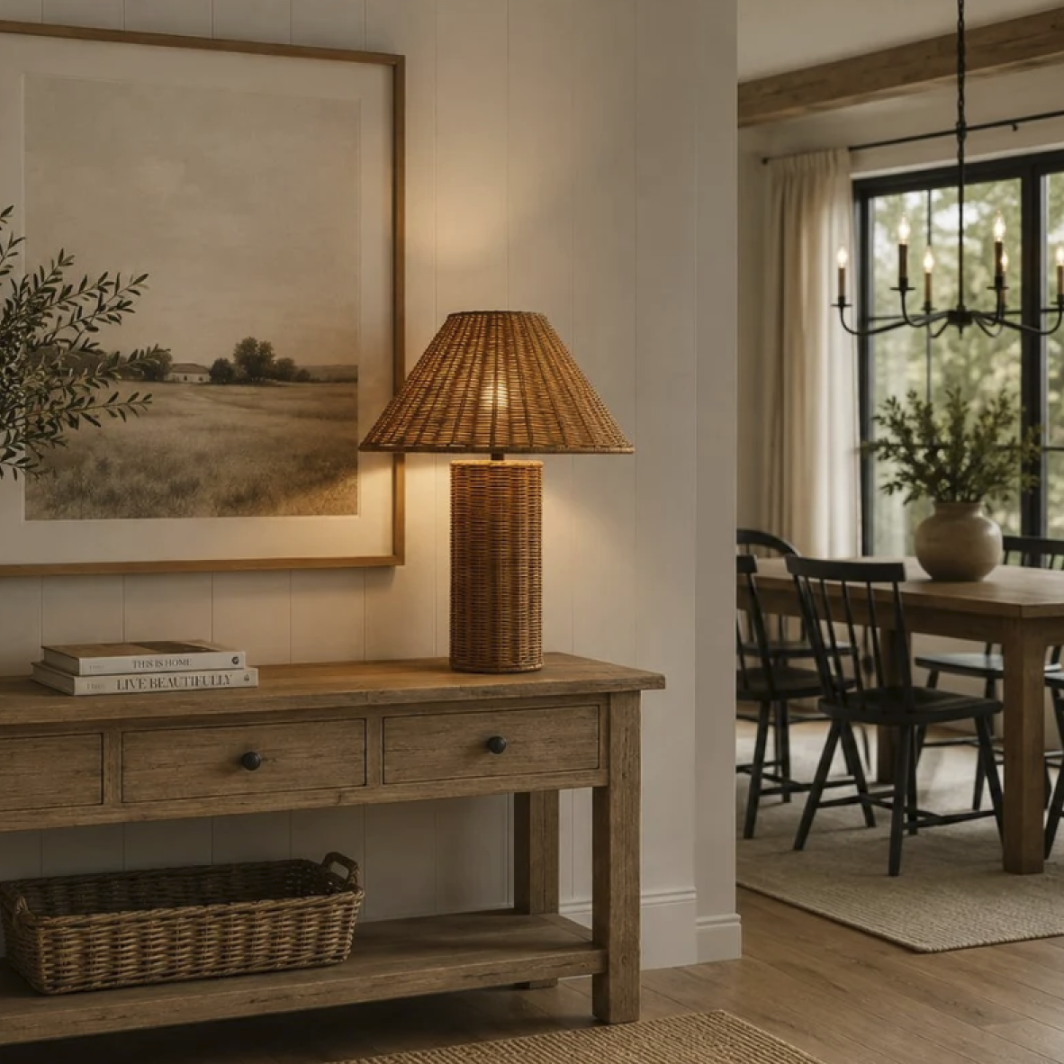 Sienna Woven Table Lamp