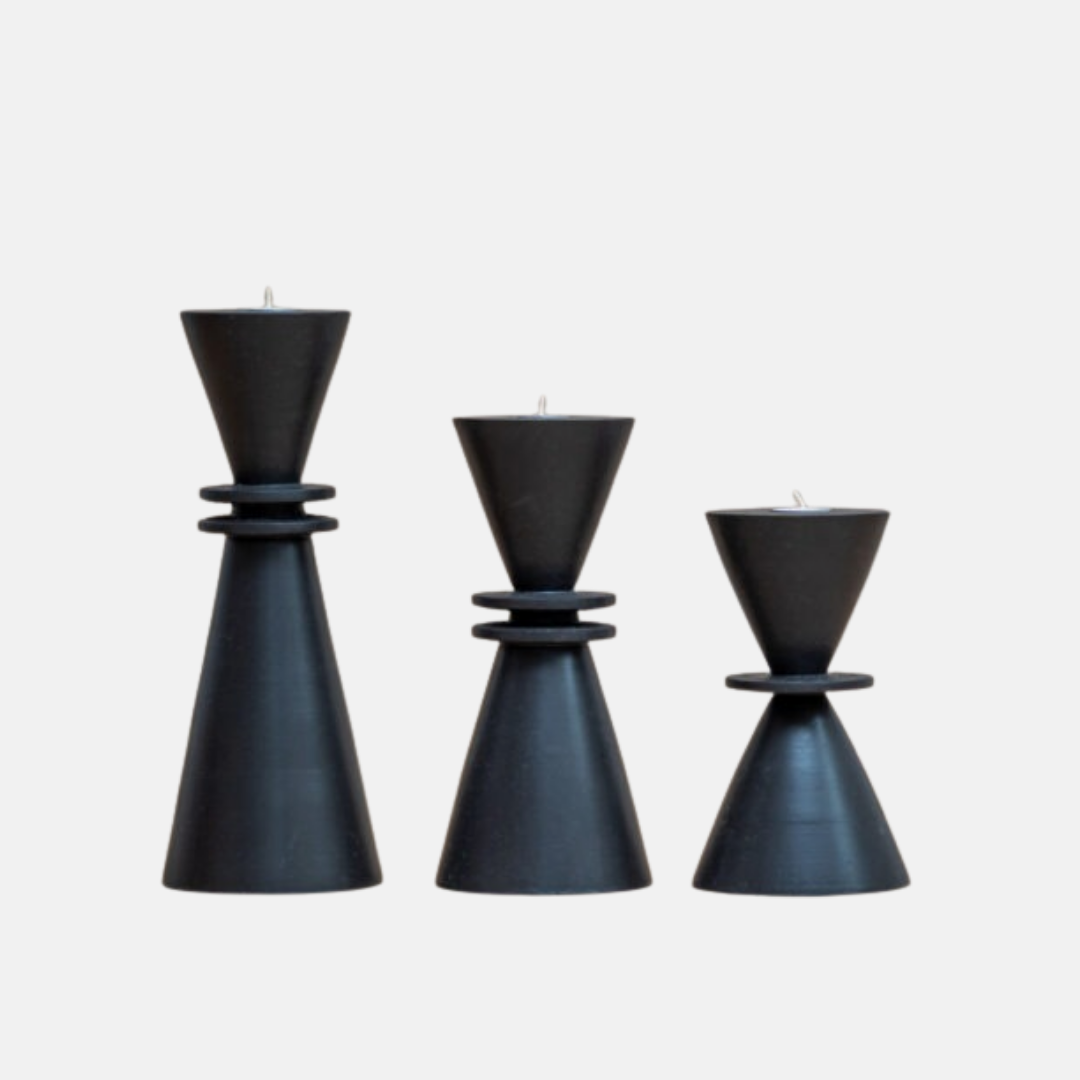 Oruka Candle Holder - Black