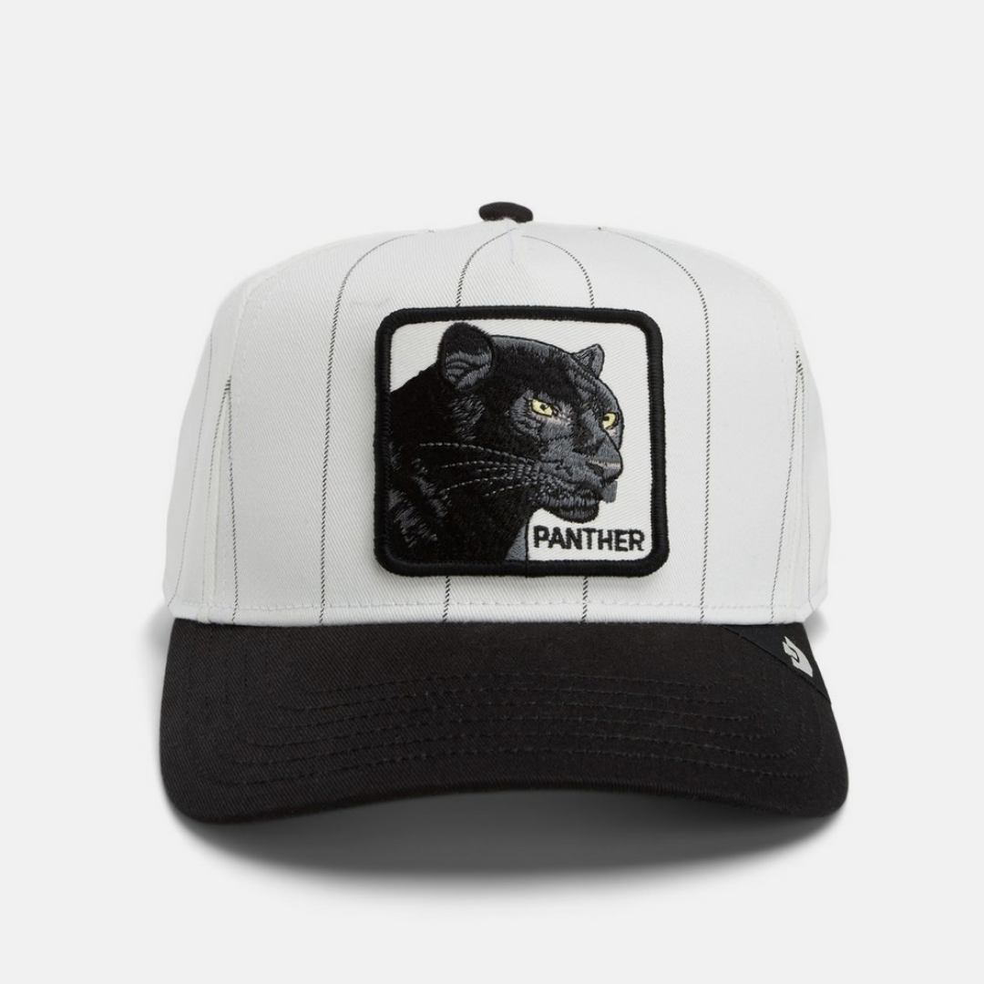Panther Trucker Pinstripe - White